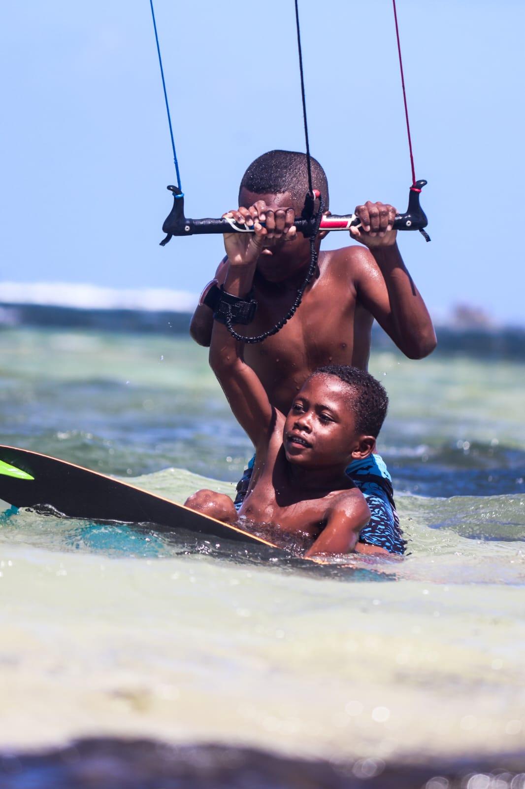 Pure Wind Kite School – session en mer à Diego Suarez