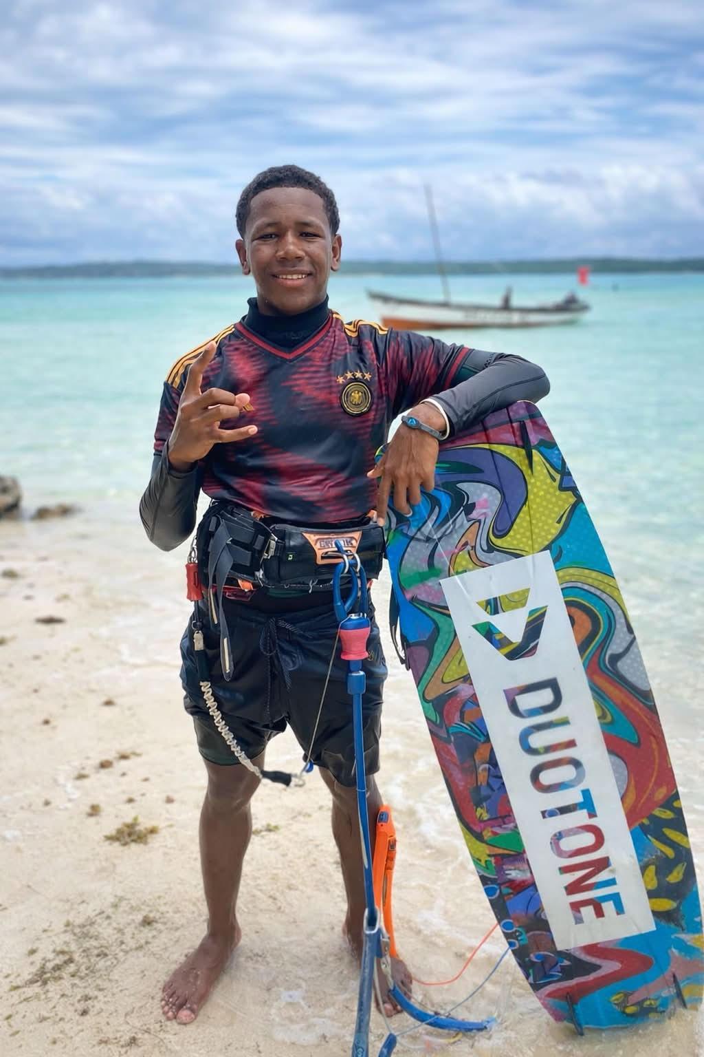Alex Cristiano – Assistant instructor at Pure Wind Kite School, Diego Suarez